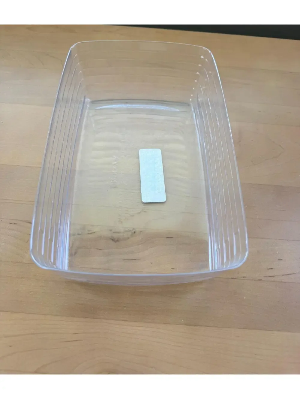 Longaberger Basket Clear Plastic Protector #48925 6.75L x 3.75W